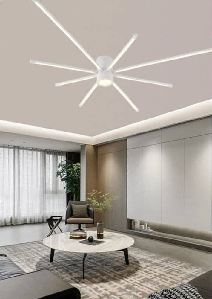LAMPADARIO SOFFITTO LED 43W PLAFONIERA MODERNA BIANCO LUCE 6500K 3000K 4000K PN-27B in Plafoniere Trade Shop italia - Napoli, commercioVirtuoso.it