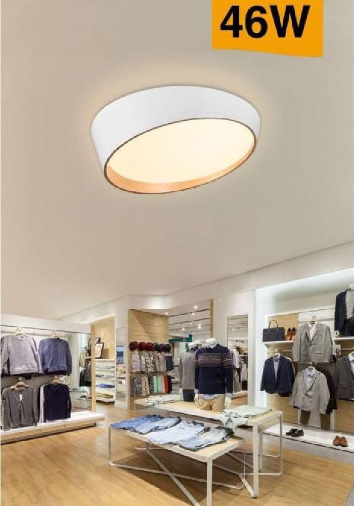 PLAFONIERA A LED 46W MODERNO ROTONDA IRREGOLARE LUCE FREDDA CALDA NATURALE C50-B in Plafoniere Trade Shop italia - Napoli, commercioVirtuoso.it