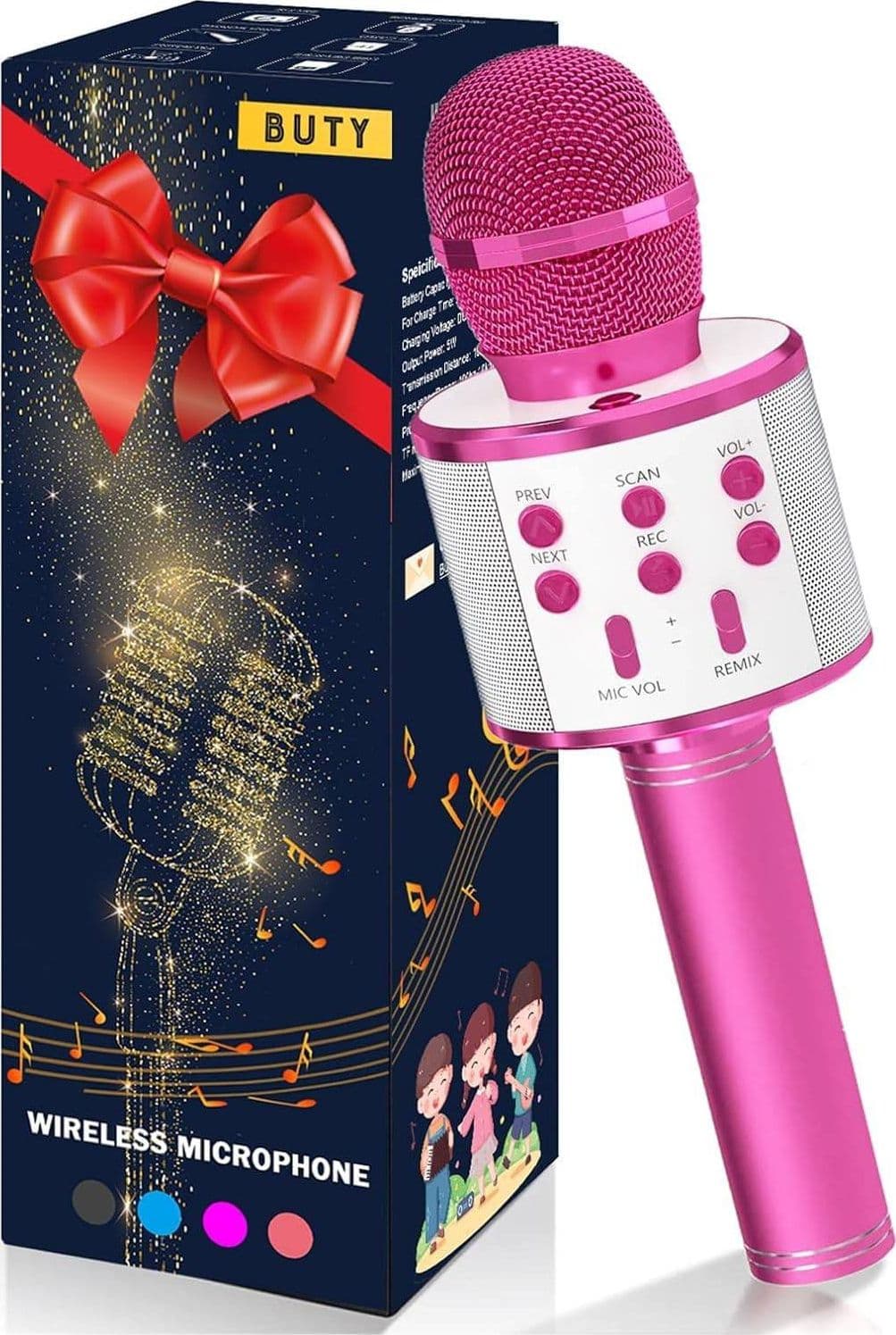 MICROFONO SPEAKER PORTATILE WIRELESS BLUETOOTH KARAOKE CON CASSA INTEGRATA GIOCO in Console Karaoke Trade Shop italia - Napoli, commercioVirtuoso.it