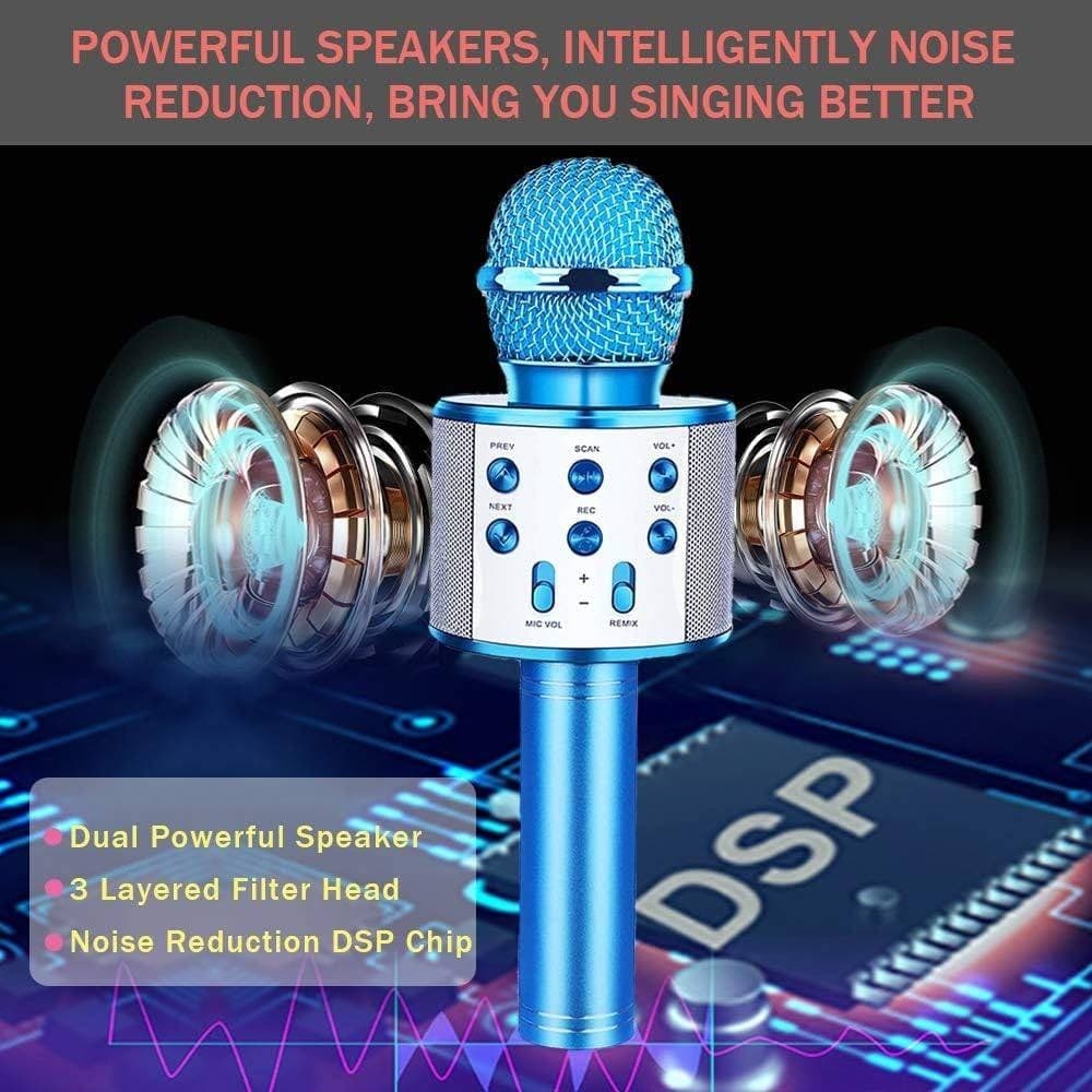 MICROFONO SPEAKER PORTATILE WIRELESS BLUETOOTH KARAOKE CON CASSA INTEGRATA GIOCO in Console Karaoke Trade Shop italia - Napoli, commercioVirtuoso.it