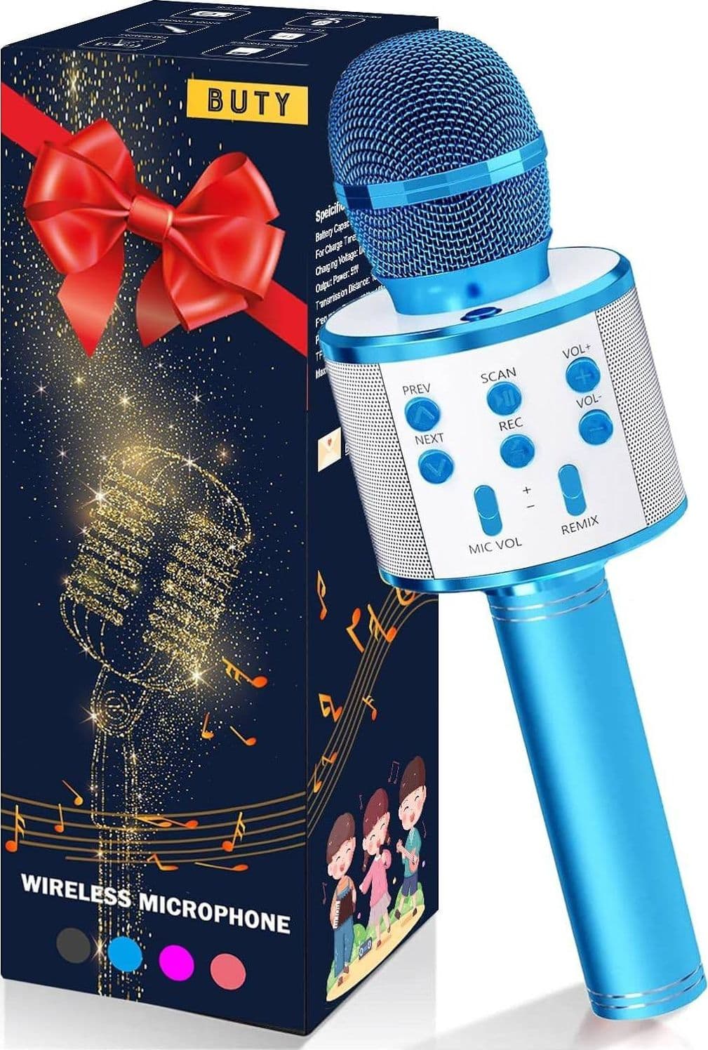 MICROFONO SPEAKER PORTATILE WIRELESS BLUETOOTH KARAOKE CON CASSA INTEGRATA GIOCO in Console Karaoke Trade Shop italia - Napoli, commercioVirtuoso.it