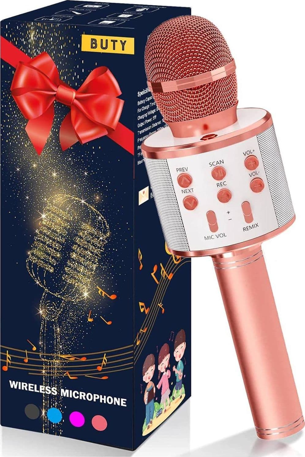 MICROFONO SPEAKER PORTATILE WIRELESS BLUETOOTH KARAOKE CON CASSA INTEGRATA GIOCO in Console Karaoke Trade Shop italia - Napoli, commercioVirtuoso.it