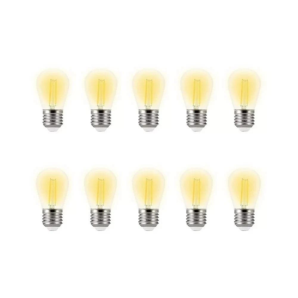 Catena Stringa NERA luminosa 5mt prolungabile 10 Lampade LED e27 luce CALDA ip44 in Catene luminose Zencoccostore - Formia, commercioVirtuoso.it
