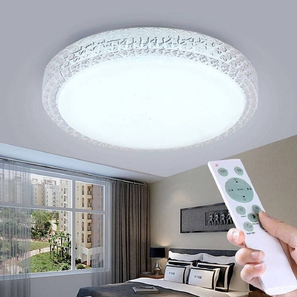 PLAFONIERA LAMPADARIO DA SOFFITTO LUCE LED 3 TONALITÀ DI LUCE DIMMERABILE C24-3C in Plafoniere Trade Shop italia - Napoli, commercioVirtuoso.it