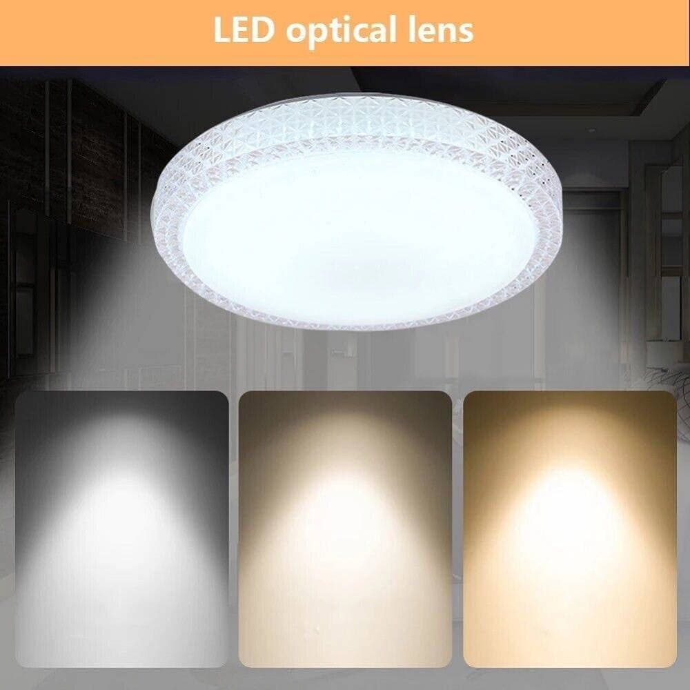 PLAFONIERA LAMPADARIO DA SOFFITTO LUCE LED 3 TONALITÀ DI LUCE DIMMERABILE C24-3C in Plafoniere Trade Shop italia - Napoli, commercioVirtuoso.it
