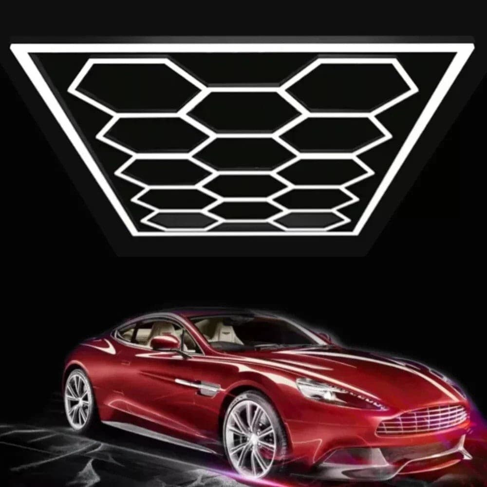 5-14 x lampada LED esagonale officina garage parete soffitto luce illuminazione in Plafoniere Zencoccostore - Formia, commercioVirtuoso.it