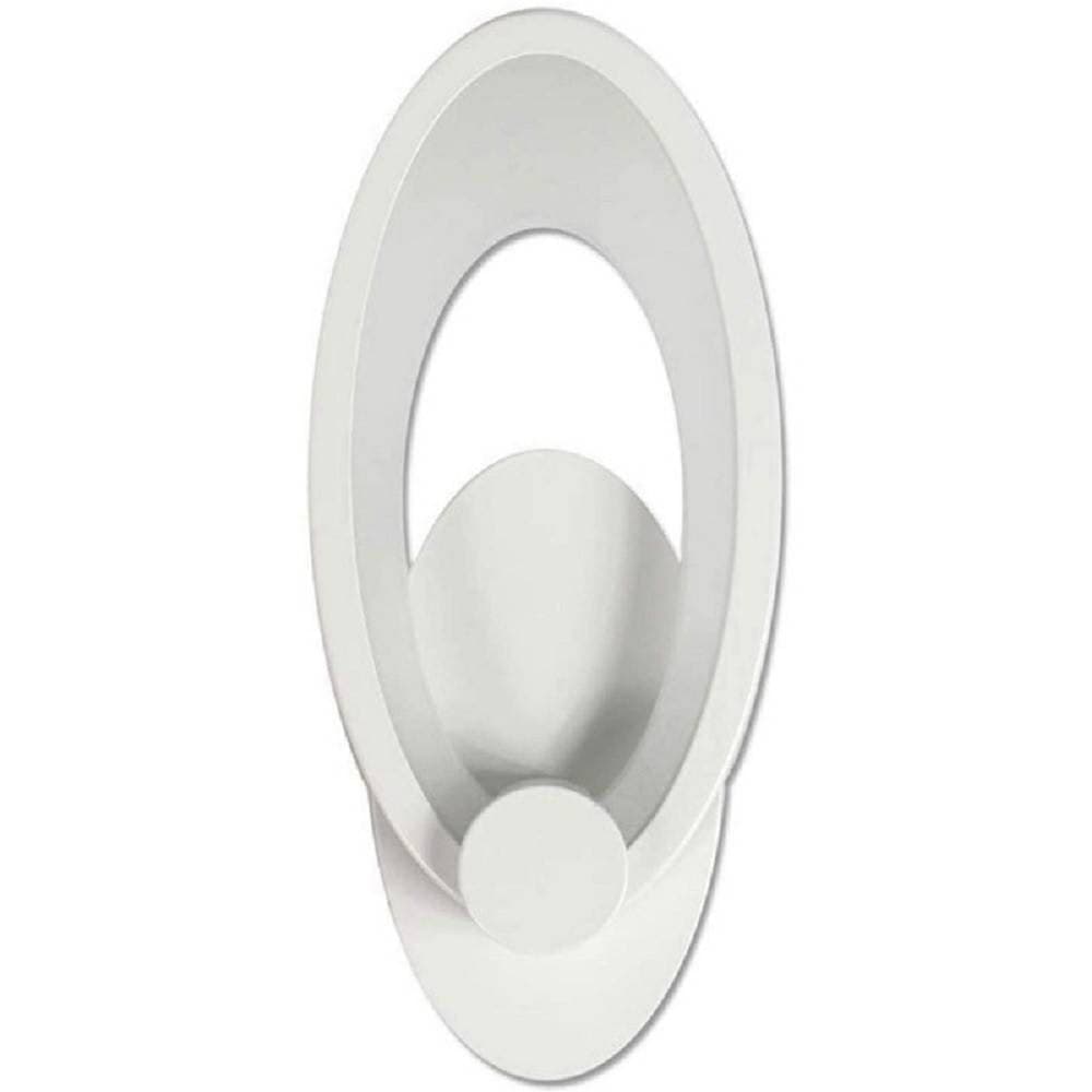 APPLIQUE A LED FORMA OVALE A PARETE 9 WATT BIANCA TRE COLORAZIONI DI LUCE E25-3C in Lampade da parete Trade Shop italia - Napoli, commercioVirtuoso.it
