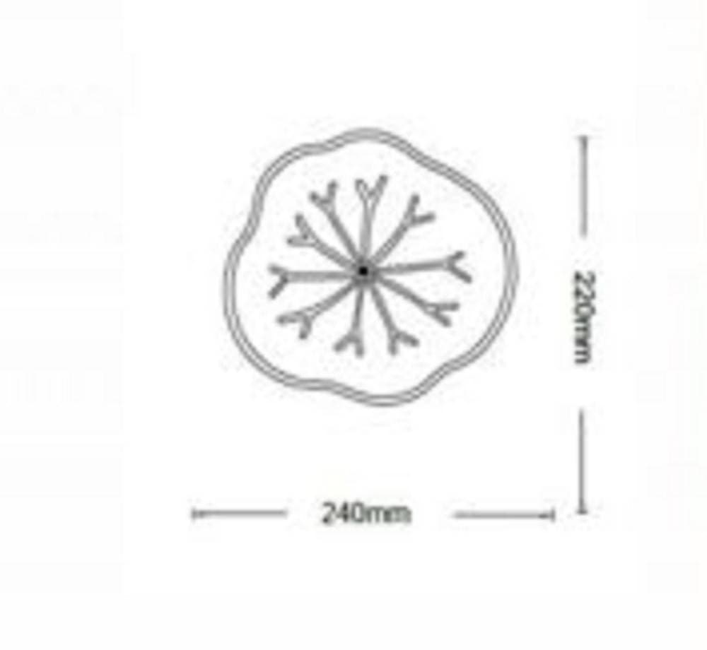 APPLIQUE LED DECORATIVA EFFETTO VENATURE FOGLIA MURO LAMPADA 14W MODERNA AQ10-3C in Applique Trade Shop italia - Napoli, commercioVirtuoso.it