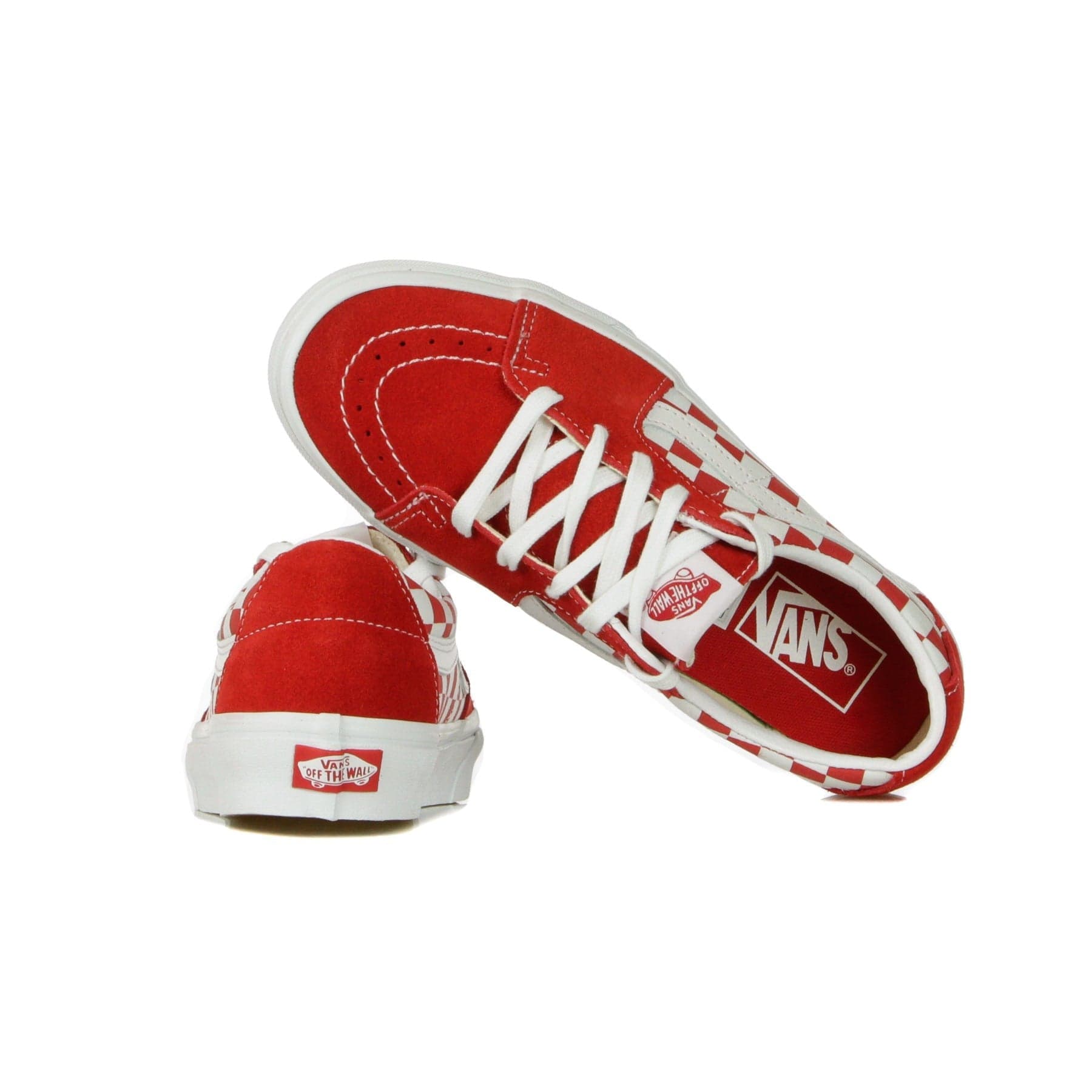 VANS Scarpa Bassa Uomo Sk8-low (canvas/suede) Racing Red/checkerboard da uomo in Sneaker casual Drestige - Casamassima, commercioVirtuoso.it
