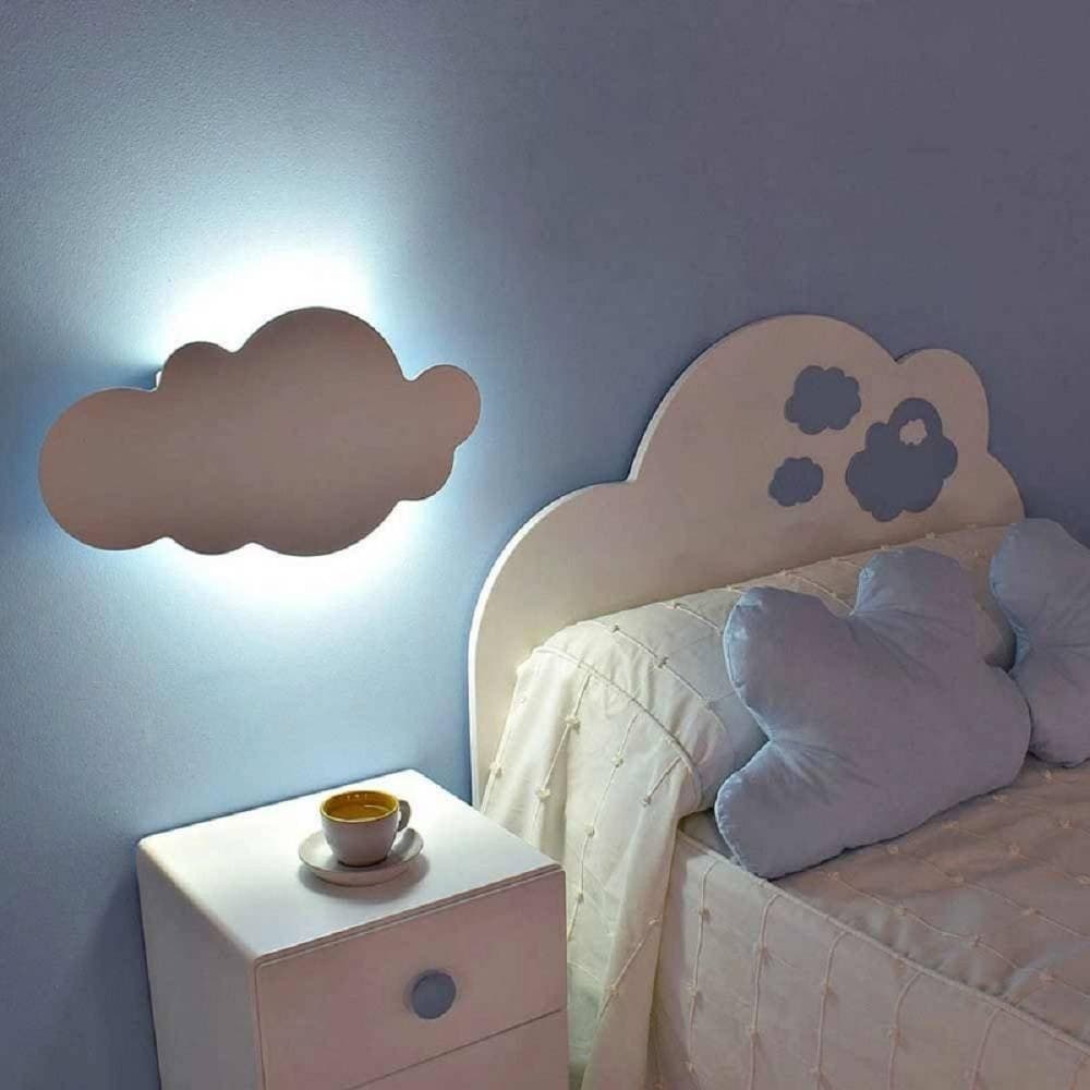 APPLIQUE A LED FORMA NUVOLA LAMPADA DA PARETE 9 W 3 COLORAZIONE DI LUCE AQ28-B3C in Luci da parete Trade Shop italia - Napoli, commercioVirtuoso.it