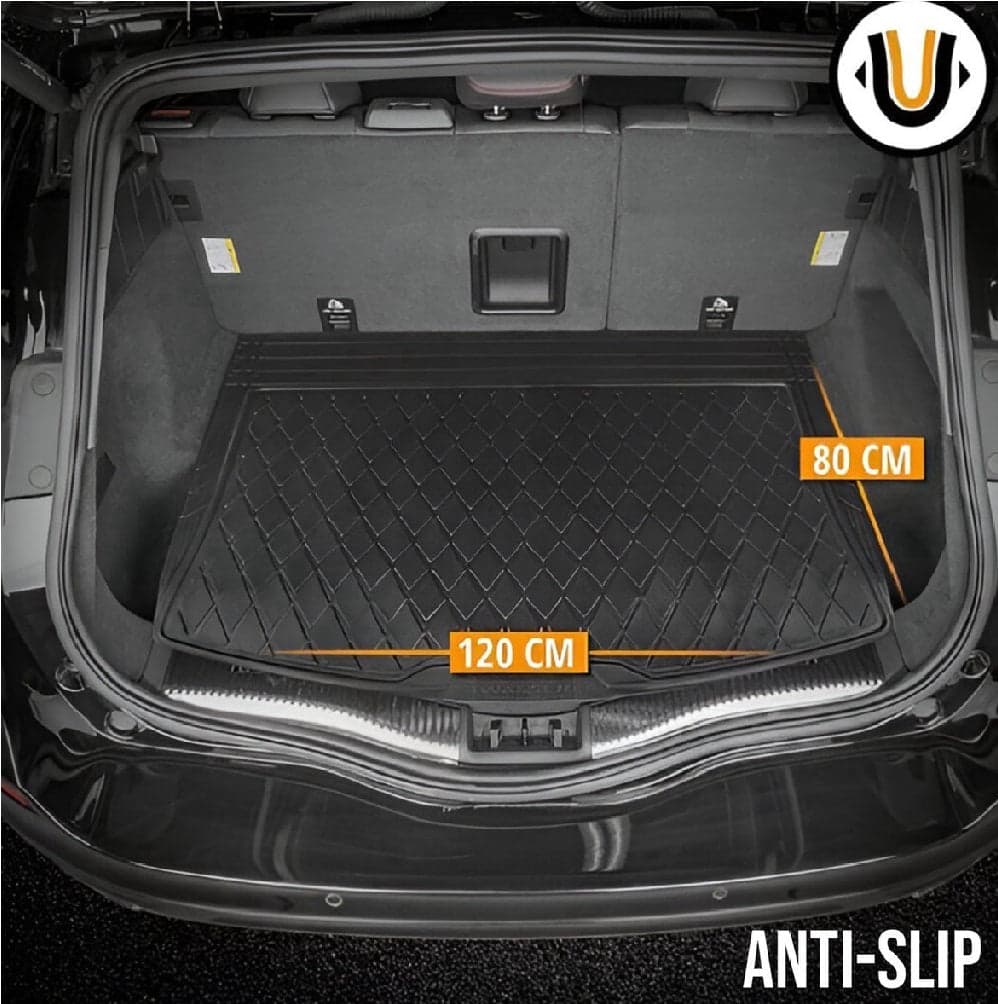 Tappetino Protezione Bagagliaio PVC Universale Antiscivolo 80x120 cm Nero in Tappetini antiscivolo Danyx - Casoria, commercioVirtuoso.it