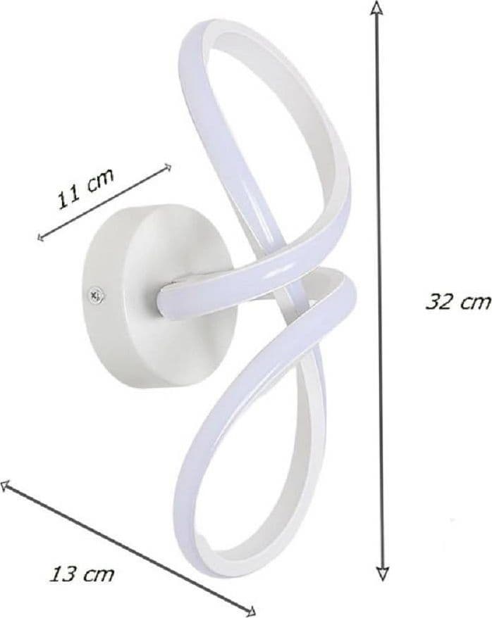 APPLIQUE MODERNO INTRECCIATO A LED 13 W DA PARETE 3 COLORAZIONE DI LUCE AQ30-3C in Applique Trade Shop italia - Napoli, commercioVirtuoso.it