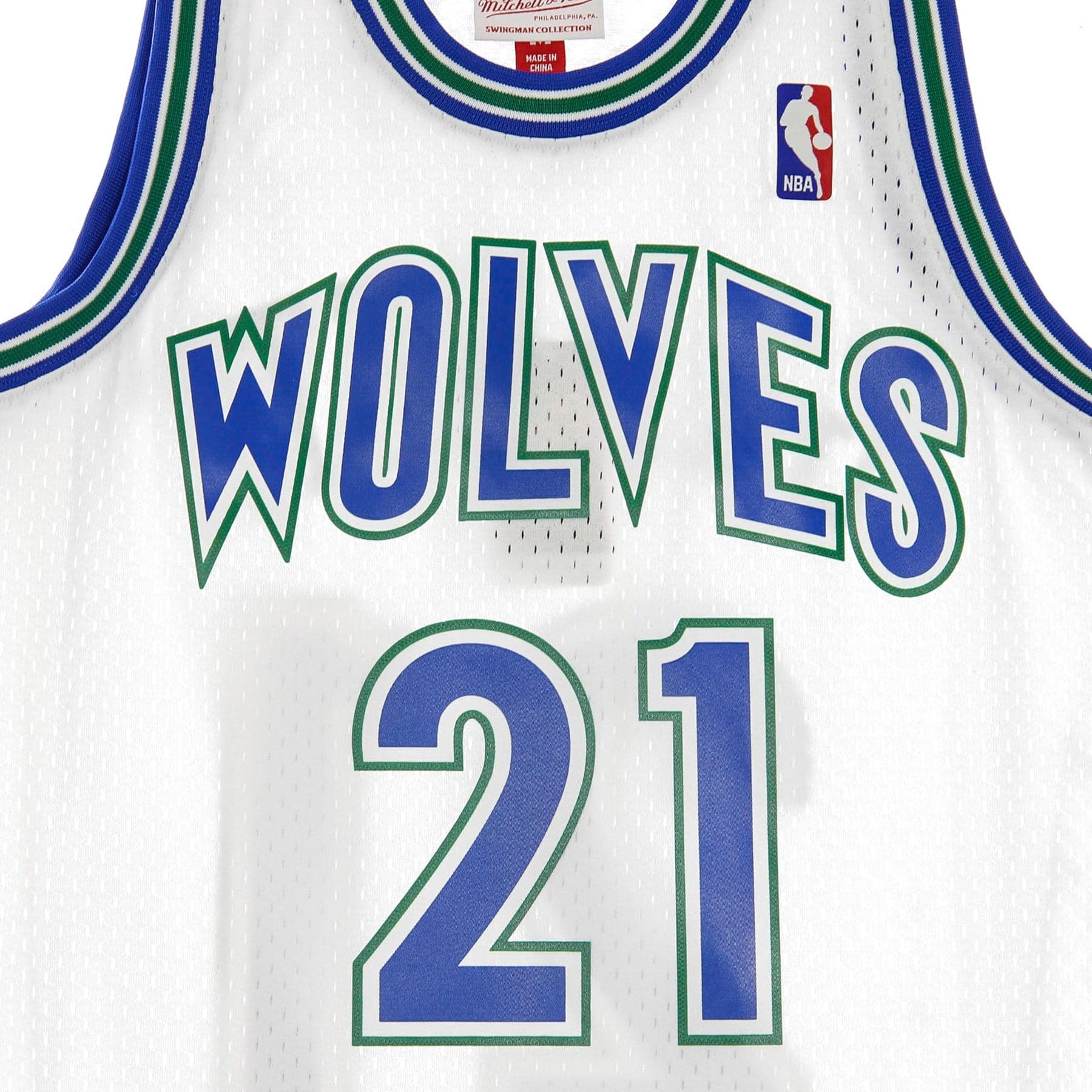 MITCHELL &amp; NESS Canotta Basket Uomo Nba Swingman Jersey Hardwood Classics No.21 Kevin Garnett 1995-96 Mintim Home Original Team Colors da uomo in Maglie sportive da uomo Drestige - Casamassima, commercioVirtuoso.it