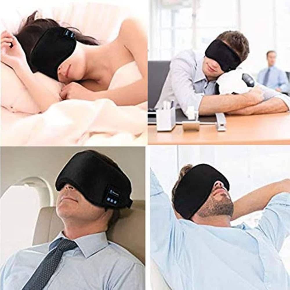 MASCHERINA OCCHI PER DORMIRE CON CUFFIE WIRELESS INTEGRATE BLUETOOTH 5.0 MORBIDA in Cuffie Over-Ear Trade Shop italia - Napoli, commercioVirtuoso.it