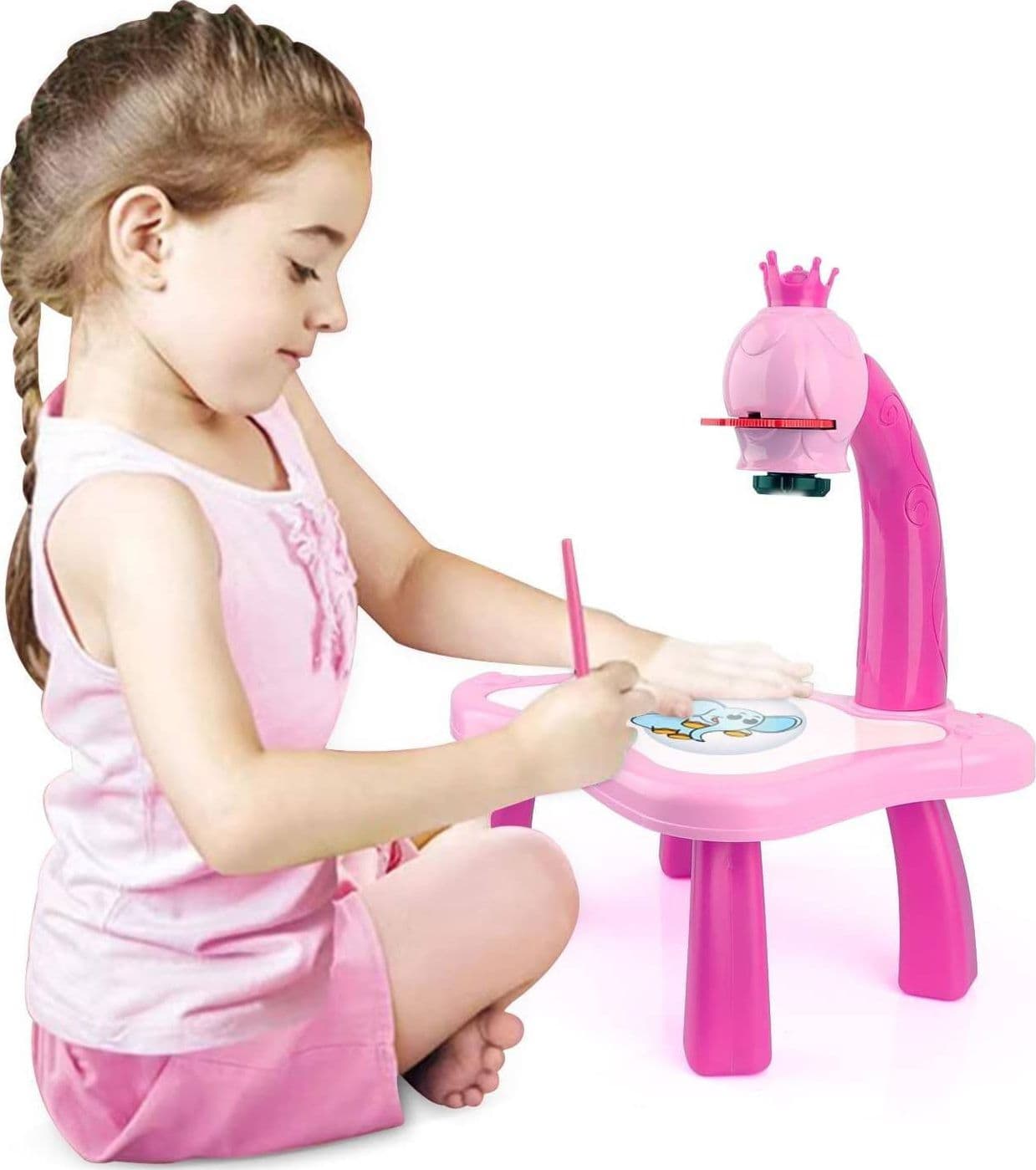 TAVOLO DA DISEGNO PER BAMBINE CON PROIETTORE LED LAVAGNA EDUCATIVA GIOCATTOLO in Lavagnette Trade Shop italia - Napoli, commercioVirtuoso.it