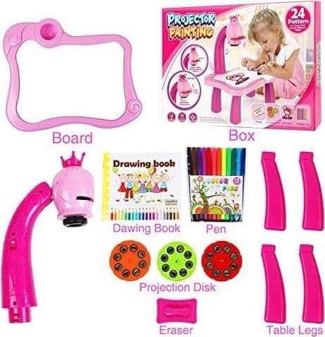 TAVOLO DA DISEGNO PER BAMBINE CON PROIETTORE LED LAVAGNA EDUCATIVA GIOCATTOLO in Lavagnette Trade Shop italia - Napoli, commercioVirtuoso.it