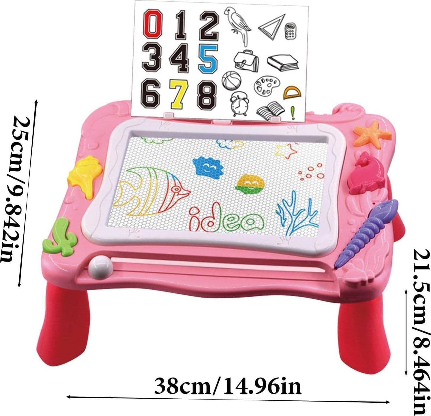 TAVOLO DA DISEGNO MAGNETICO PER BAMBINE LAVAGNETTA CANCELLABILE GIOCO EDUCATIVO in Lavagnette Trade Shop italia - Napoli, commercioVirtuoso.it