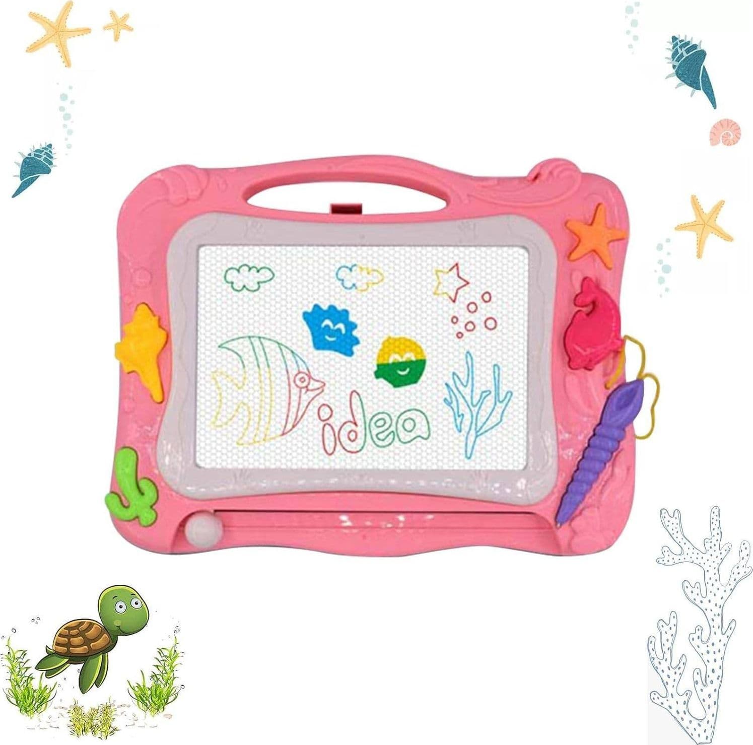 TAVOLO DA DISEGNO MAGNETICO PER BAMBINE LAVAGNETTA CANCELLABILE GIOCO EDUCATIVO in Lavagnette Trade Shop italia - Napoli, commercioVirtuoso.it