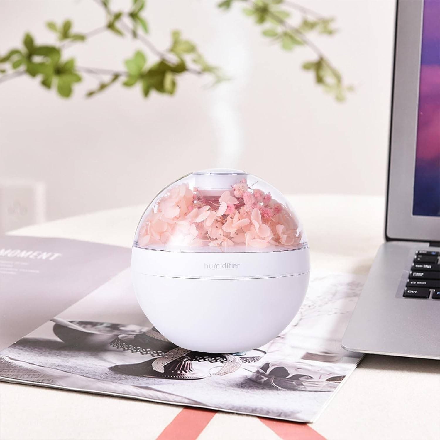 UMIDIFICATORE PER AMBIENTE AROMATERAPIA OLI ESSENZIALI USB CON FIORI PROFUMATORE in Bruciatori per oli essenziali Trade Shop italia - Napoli, commercioVirtuoso.it