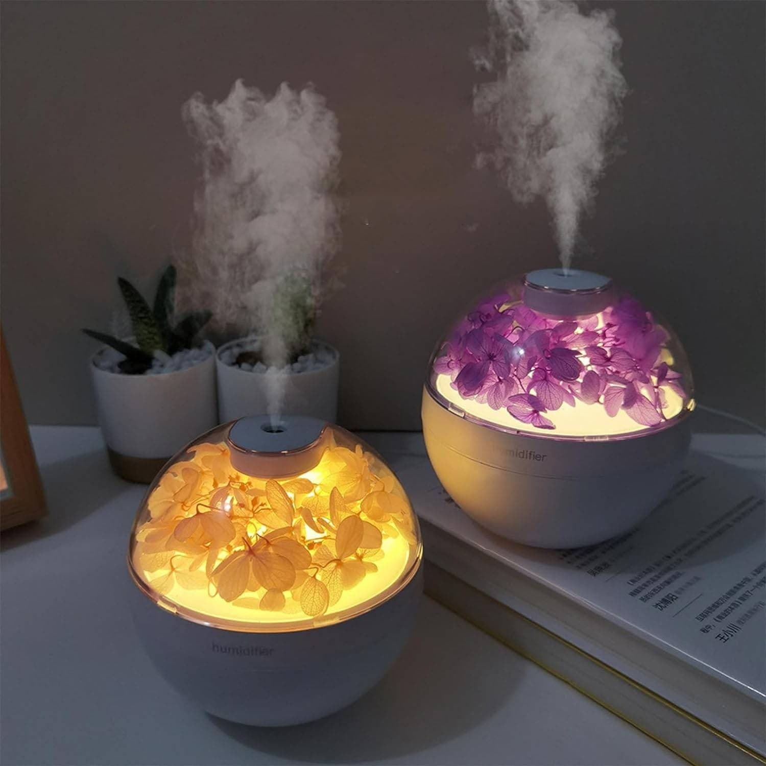 UMIDIFICATORE PER AMBIENTE AROMATERAPIA OLI ESSENZIALI USB CON FIORI PROFUMATORE in Bruciatori per oli essenziali Trade Shop italia - Napoli, commercioVirtuoso.it