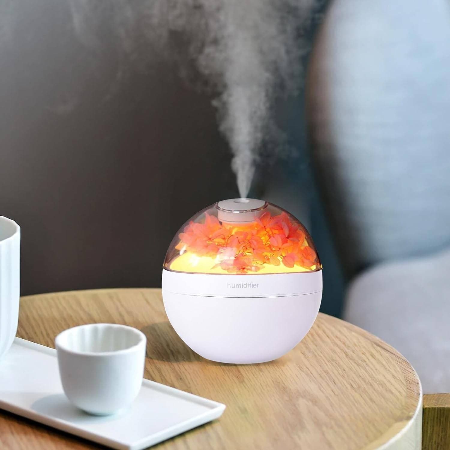 UMIDIFICATORE PER AMBIENTE AROMATERAPIA OLI ESSENZIALI USB CON FIORI PROFUMATORE in Bruciatori per oli essenziali Trade Shop italia - Napoli, commercioVirtuoso.it