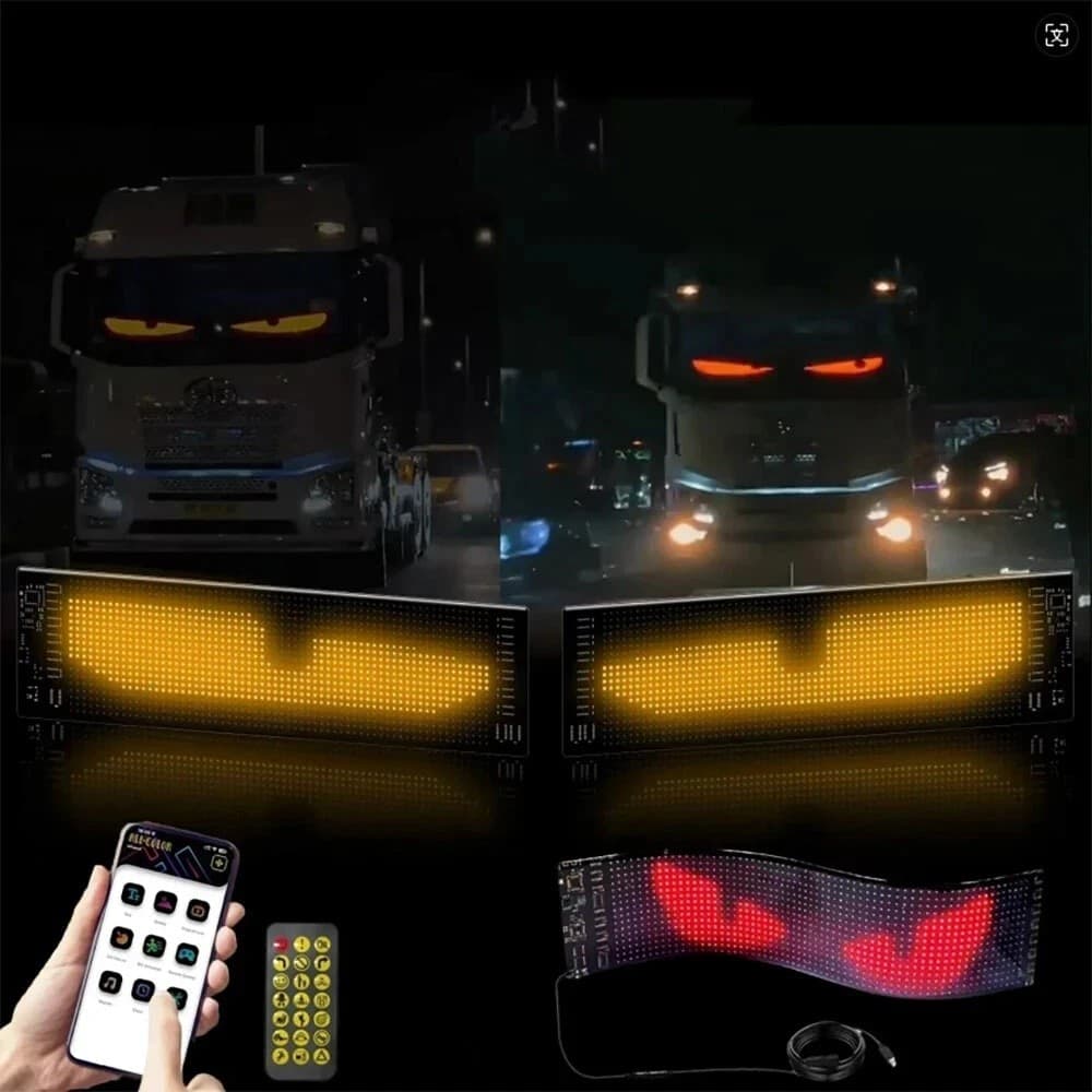 LED Matrix Pixel Pannello Bluetooth App USB 5v Controllo Scorrimento Pubblicitario IP65 in Insegne luminose Zencoccostore - Formia, commercioVirtuoso.it