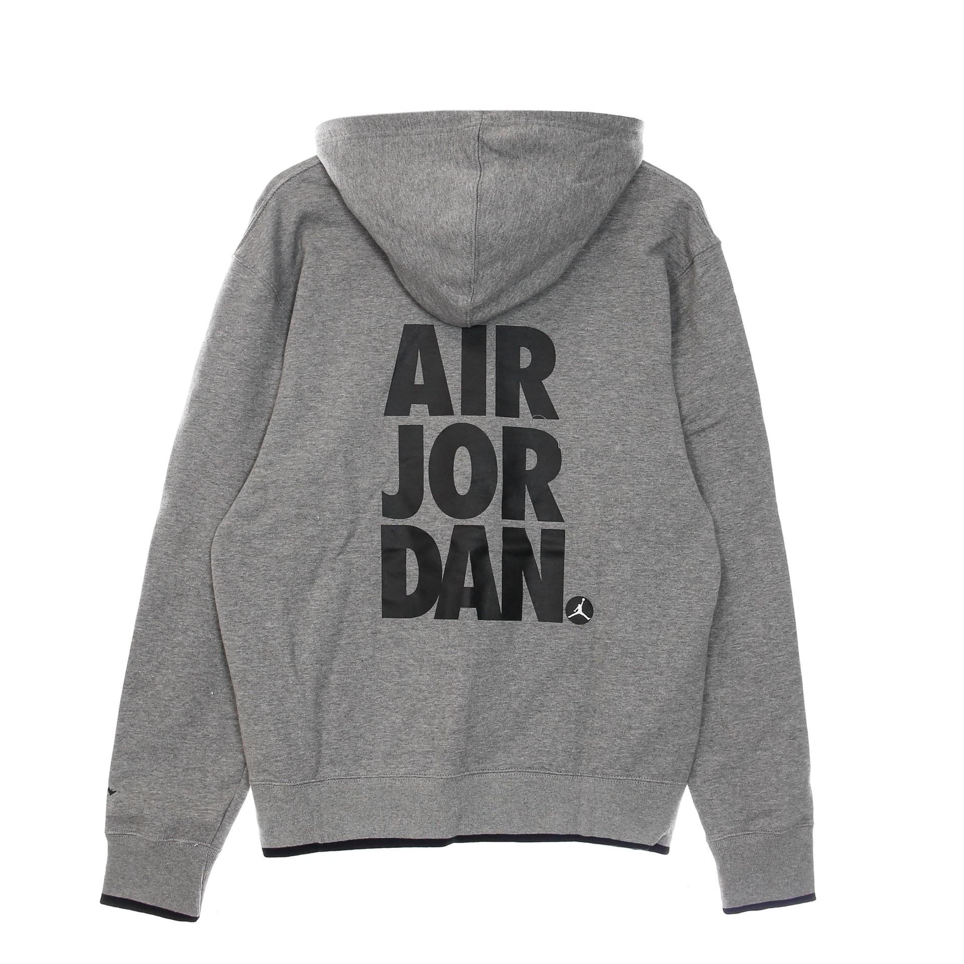 JORDAN Felpa Leggera Cappuccio Uomo Jumpman Fleece Hoodie Carbon Heather/black da uomo in Felpe con cappuccio Drestige - Casamassima, commercioVirtuoso.it
