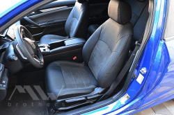 Coprisedili su misura per Honda Civic 10 (2016-2020), Leather style in Set per interni Autooggetti.it - Roma, commercioVirtuoso.it