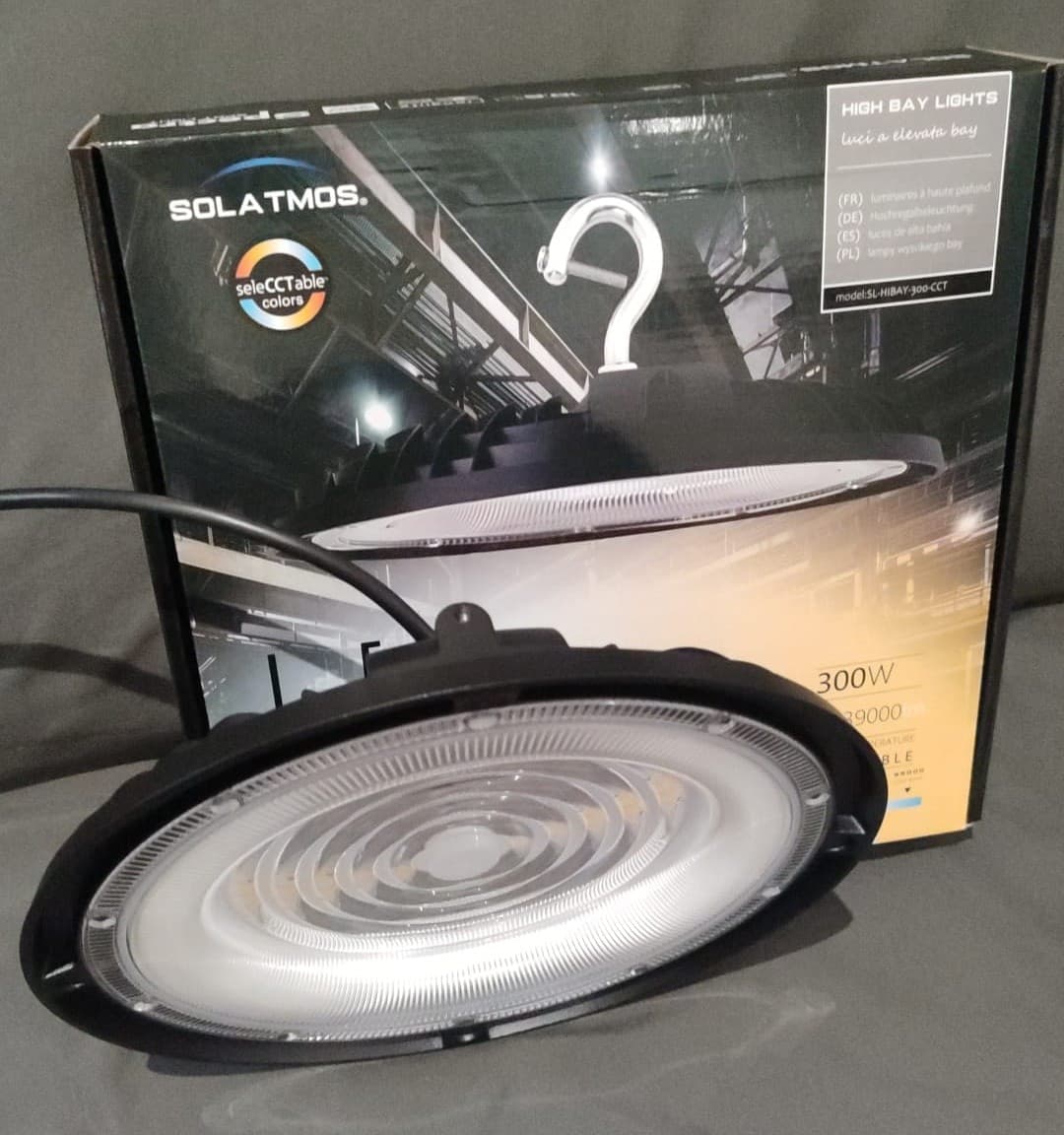 Campana Industriale LED SMD 300W 400W UFO Interruttore seleCCTable luce 130LM/W IP67 in Proiettori Zencoccostore - Formia, commercioVirtuoso.it