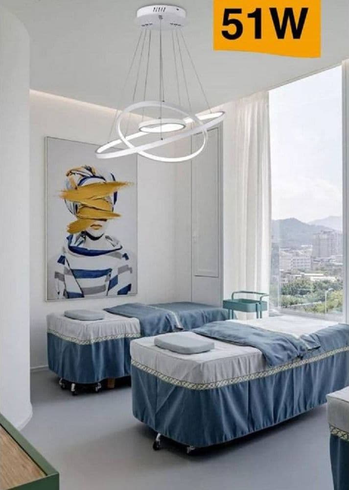 LAMPADARIO A SOSPENSIONE 51W A LED FORMA DI PIANETA BIANCO LUCE CALDA FREDDA A64 in Lampade a sospensione Trade Shop italia - Napoli, commercioVirtuoso.it