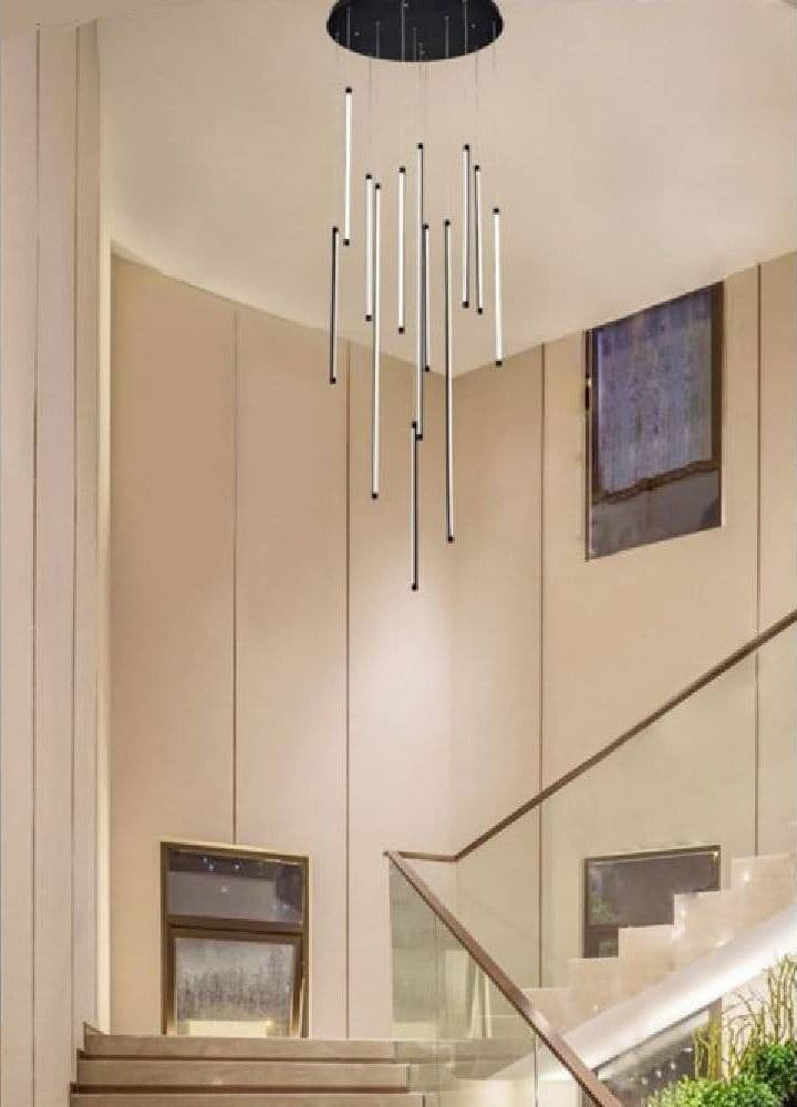 LAMPADARIO SOSPESO 105 W MODERNO PENDENTI LED NERO LUCE 4000K 6500K 3000K LP-45N in Lampade a sospensione Trade Shop italia - Napoli, commercioVirtuoso.it