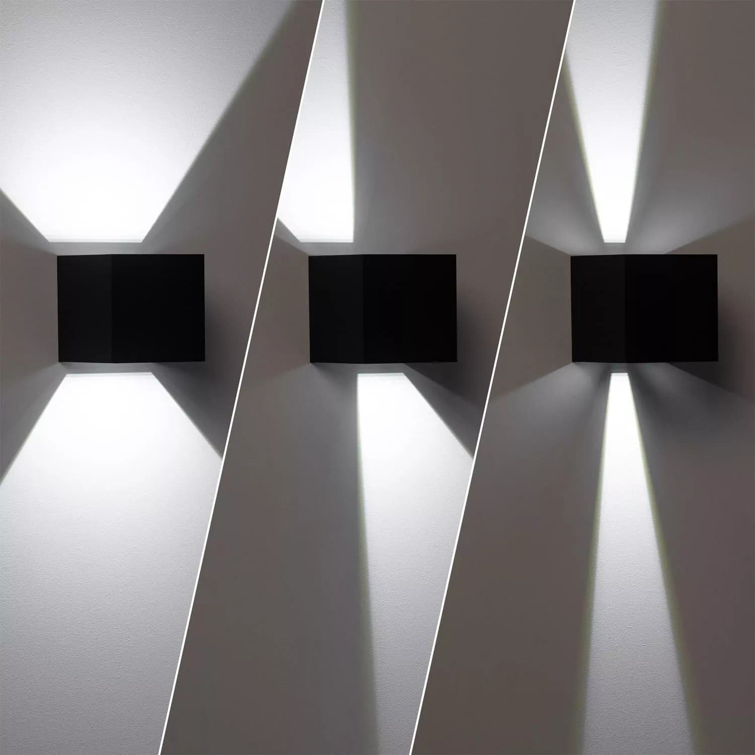 Applique Cubo LED 12W Luce CCT 3000k 4000k 6000k Fascio Regolabile 960Lm IP65 in Lampade da parete Zencoccostore - Formia, commercioVirtuoso.it