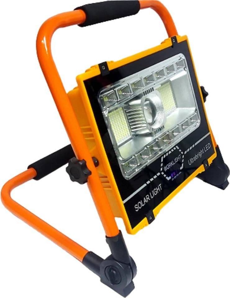 FARO DI EMERGENZA LAVORO A LED 100 W RICARICABILE PANNELLO SOLARE STAFFA AB-T27 in Faretti Trade Shop italia - Napoli, commercioVirtuoso.it
