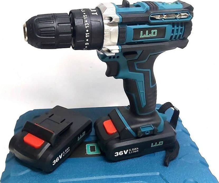 TRAPANO AVVITATORE DOPPIA BATTERIA A LITIO 36 V MAX + VALIGETTA 26 ACCESSORI LLD in Trapani avvitatori Trade Shop italia - Napoli, commercioVirtuoso.it