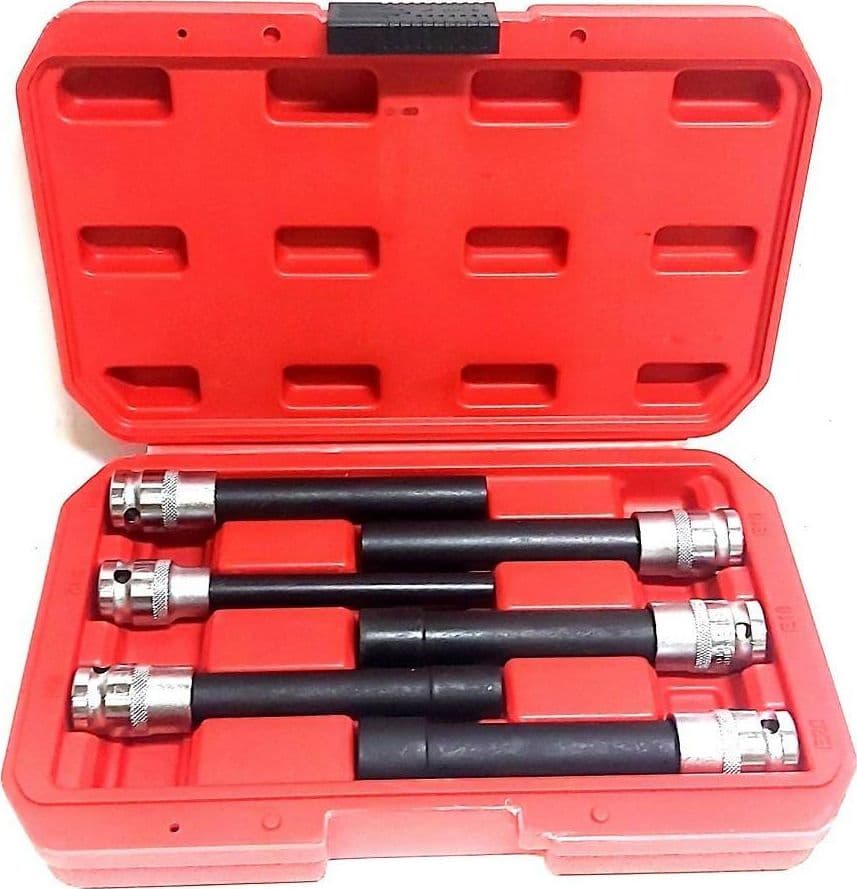 BUSSOLA CHIAVI TORX FEMMINA SET LUNGHI E10-E20 TESTA CILINDRO ATTACCO 1/2 QUADRO in prodotto Trade Shop italia - Napoli, commercioVirtuoso.it