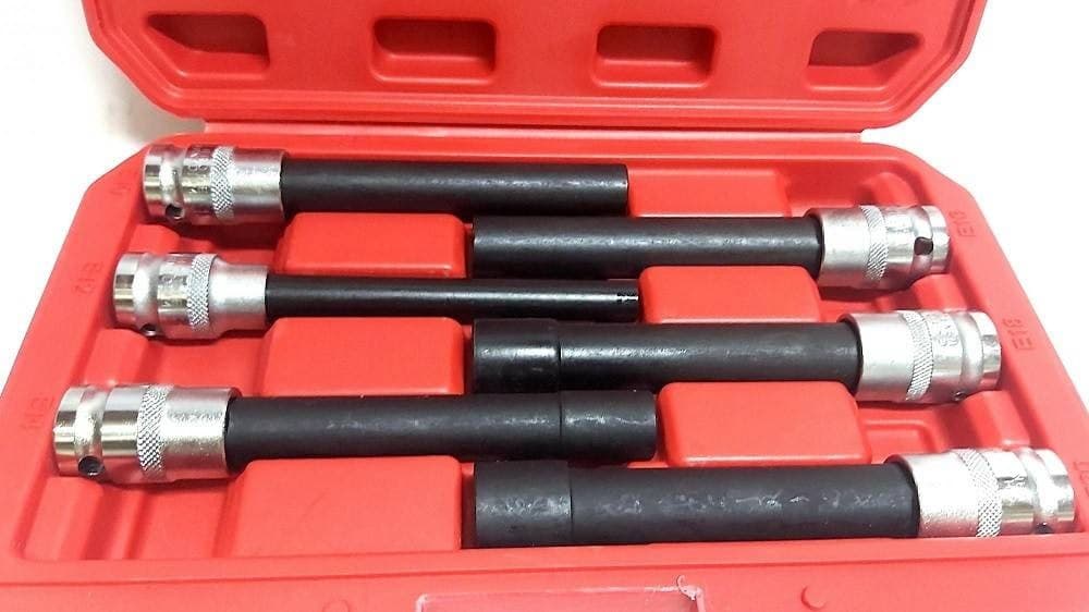 BUSSOLA CHIAVI TORX FEMMINA SET LUNGHI E10-E20 TESTA CILINDRO ATTACCO 1/2 QUADRO in prodotto Trade Shop italia - Napoli, commercioVirtuoso.it