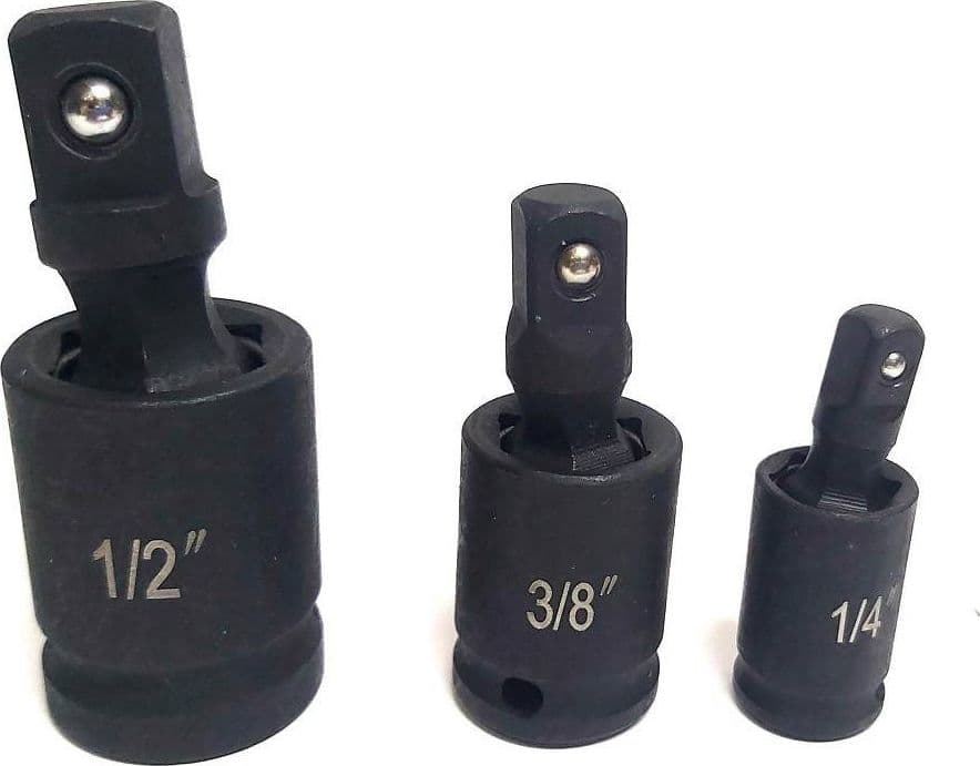 ADATTATORE CHIAVE BUSSOLA CRICCHETTO SET 3PZ RIDUTTORI 1/2 1/4 3/8 SNODO SFERICO in Punta quadrata Trade Shop italia - Napoli, commercioVirtuoso.it