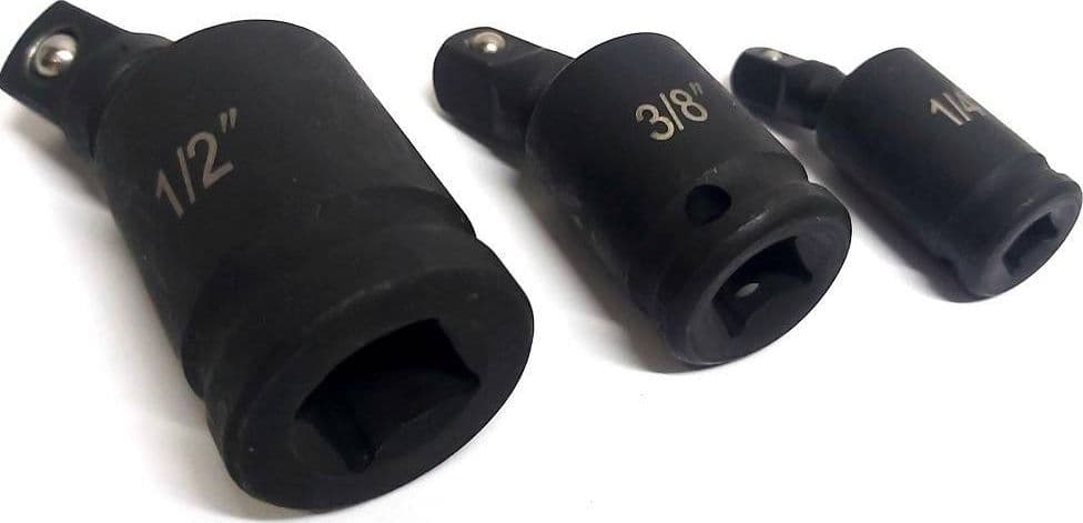 ADATTATORE CHIAVE BUSSOLA CRICCHETTO SET 3PZ RIDUTTORI 1/2 1/4 3/8 SNODO SFERICO in Punta quadrata Trade Shop italia - Napoli, commercioVirtuoso.it