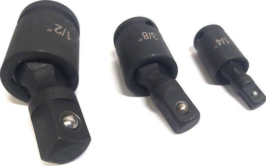 ADATTATORE CHIAVE BUSSOLA CRICCHETTO SET 3PZ RIDUTTORI 1/2 1/4 3/8 SNODO SFERICO in Punta quadrata Trade Shop italia - Napoli, commercioVirtuoso.it
