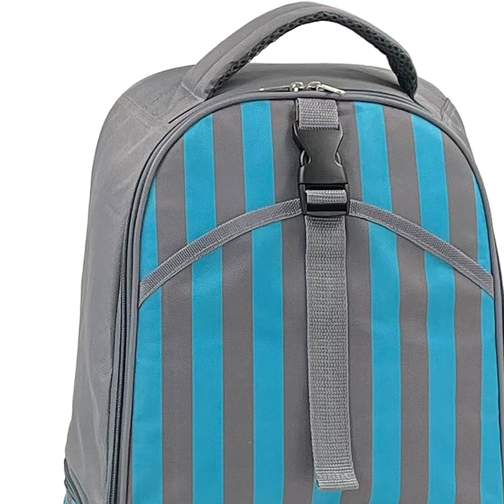 Borsa Zaino Frigo a Mano Capacità 15L Borsetta Refrigerante a Strisce 26x17x40cm in Borse frigo Esplodia - Napoli, commercioVirtuoso.it
