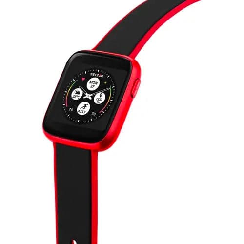 Smartwatch SECTOR S-04 Colours gomma rosso / nero in Orologi da polso Web Time Orologi - Milano, commercioVirtuoso.it