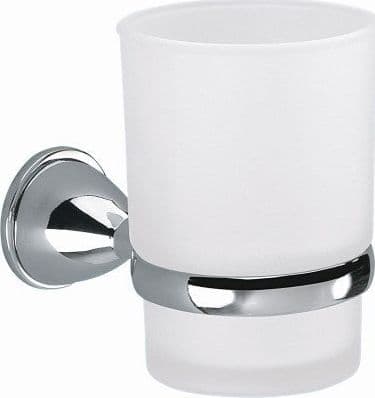 Porta bicchieri spazzolini in acciao e vetro in Bicchieri porta spazzolini BagnoClic.it - Pregnana Milanese, commercioVirtuoso.it