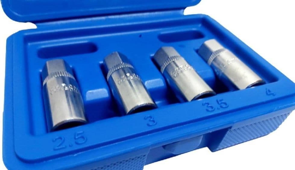 SET 4 PZ ESTRATTORI PER PRIGIONIERI A RULLO RIMOZIONE VITE SPEZZATE ATTACCO 1/4" in Estrattori per maschi Trade Shop italia - Napoli, commercioVirtuoso.it