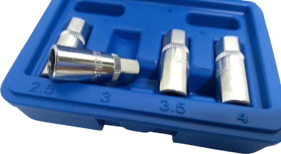SET 4 PZ ESTRATTORI PER PRIGIONIERI A RULLO RIMOZIONE VITE SPEZZATE ATTACCO 1/4" in Estrattori per maschi Trade Shop italia - Napoli, commercioVirtuoso.it