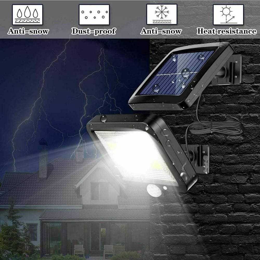KIT 4PZ FARO SOLARE LED CON PANNELLO FARETTO SENSORE DI MOVIMENTO 96 LED COB T09 in Lampade da parete Trade Shop italia - Napoli, commercioVirtuoso.it