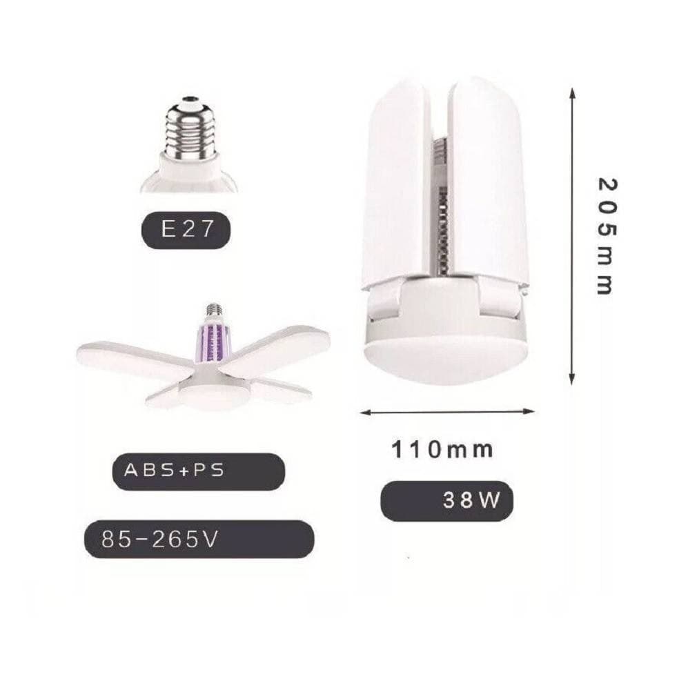 LAMPADA PLAFONIERA CON ATTACCO E27 LUCE LED ATTIRA ZANZARE KILLER ZANZARIERA in Zanzare Trade Shop italia - Napoli, commercioVirtuoso.it