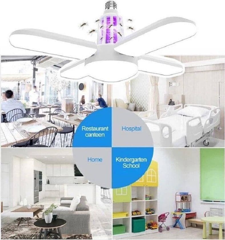 LAMPADA PLAFONIERA CON ATTACCO E27 LUCE LED ATTIRA ZANZARE KILLER ZANZARIERA in Zanzare Trade Shop italia - Napoli, commercioVirtuoso.it