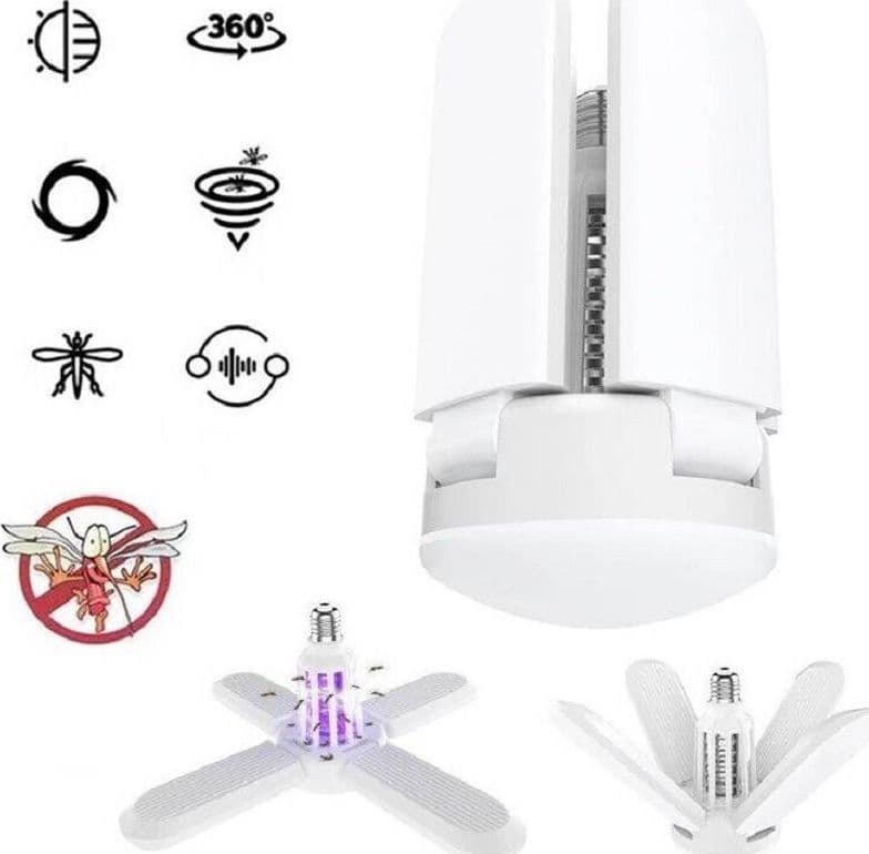 LAMPADA PLAFONIERA CON ATTACCO E27 LUCE LED ATTIRA ZANZARE KILLER ZANZARIERA in Zanzare Trade Shop italia - Napoli, commercioVirtuoso.it