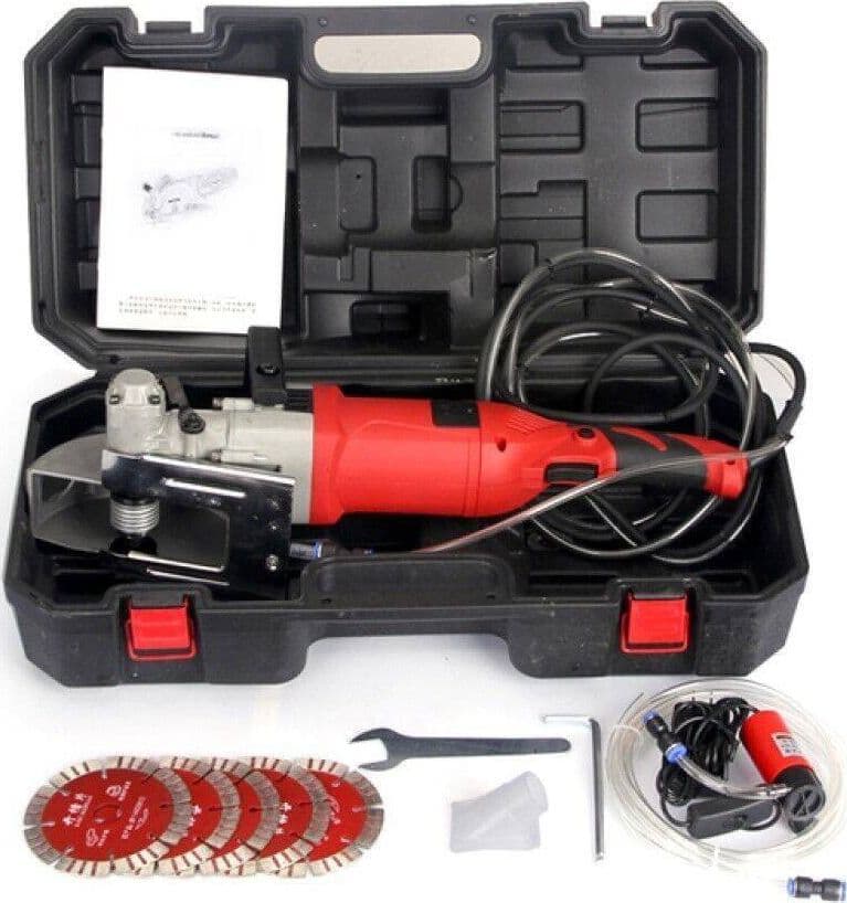 TRACCIATRICE SCANALATRICE A DISCO 5 DISCHI SCANALATORE MURO 2800W POMPA ACQUA in Scanalatori Trade Shop italia - Napoli, commercioVirtuoso.it