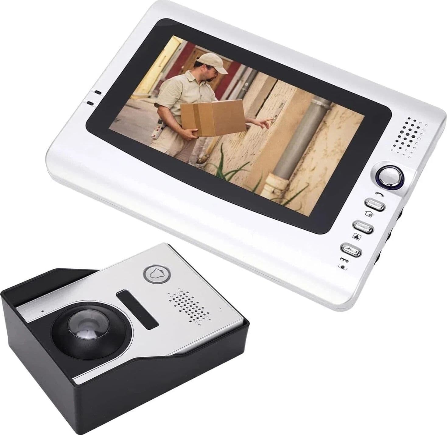 kit Video Citofono Monofamiliare a colori con monitor LCD da 7 pollici videocitofono in prodotto Zencoccostore - Formia, commercioVirtuoso.it